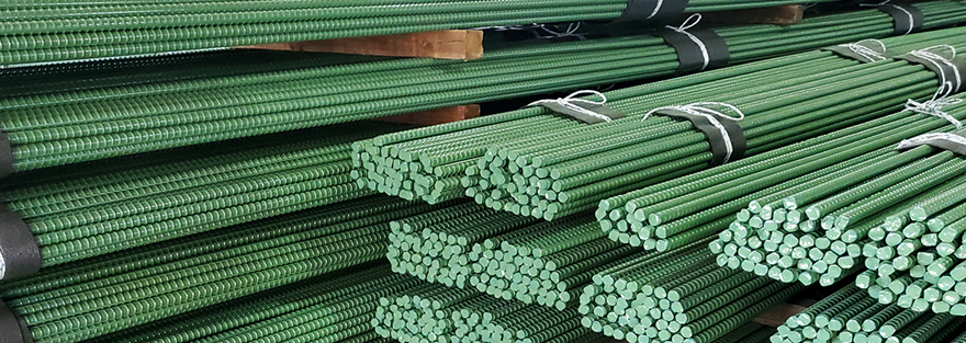 Epoxy Coated Rebar Image